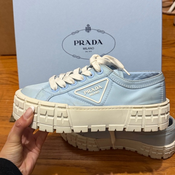 Prada Nylon baby blue color - Picture 10 of 16